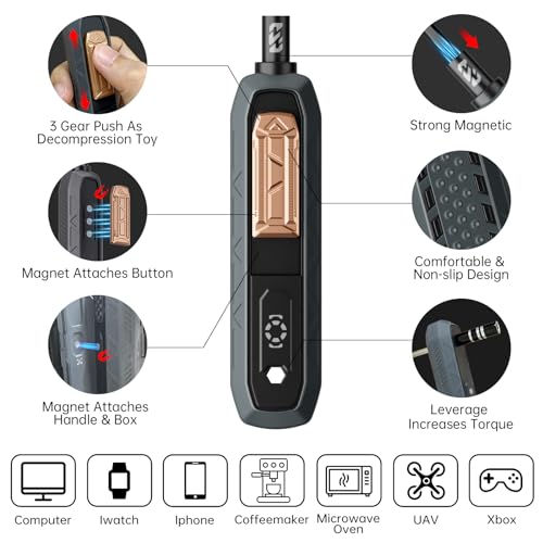 JAKEMY Mini Precision Screwdriver Set,JAKEMY 180 in 1 Laptop Screwdriver Repair Tool Kit,Magnetic Multi-Bit Tiny Screwdriver Bit Kit for DIY,Computer,PS5,Xbox,RC Car,Jewelers,Glasses,Watch,Home - Image 3