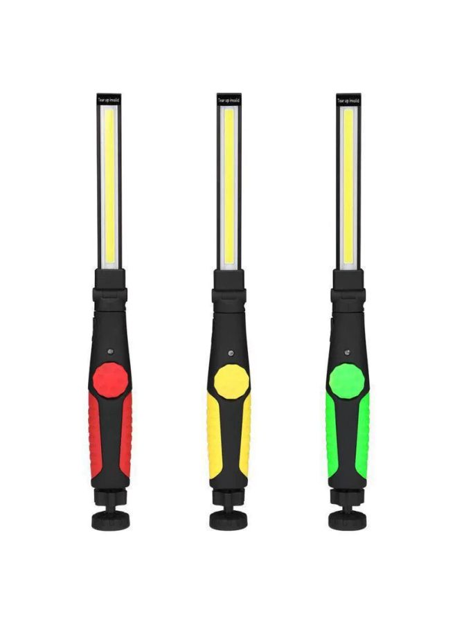 مصباح عمل LED خافت بدون أقطاب كهربائية COB، مصباح صيانة، مصباح كشف، شحن USB، مصباح يدوي مغناطيسي قوي قابل للطي 