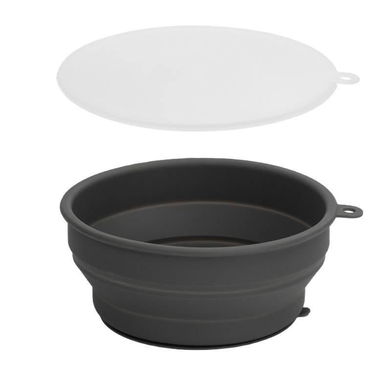 Collapsible Pet Bowl Silicone Portable with Design Portable Travel Silicone Build and Outdoor Use for dogs cats walks and outdoor feeding - Image 1