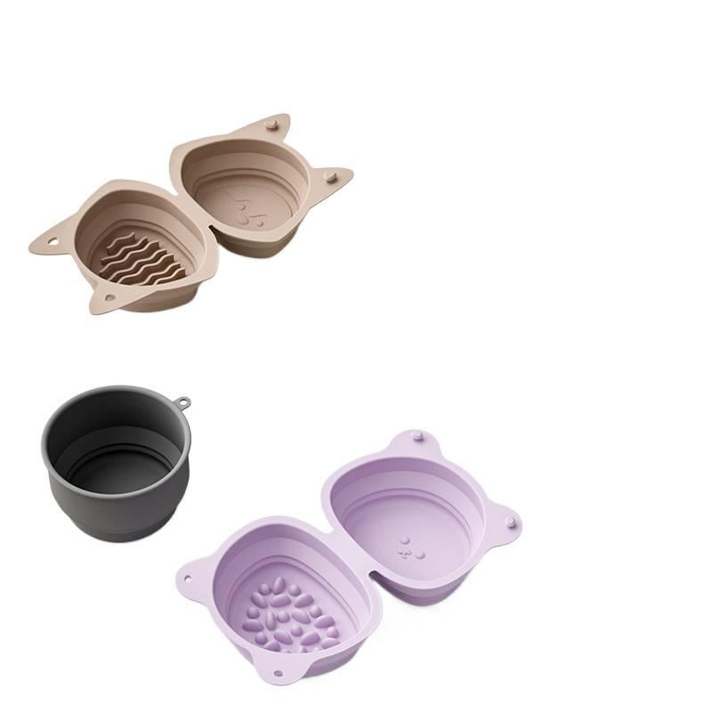 Collapsible Pet Bowl Silicone Portable with Design Portable Travel Silicone Build and Outdoor Use for dogs cats walks and outdoor feeding - Image 5