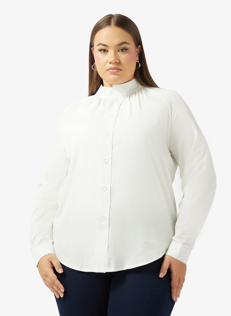 Ginger Plus Buttoned Down Oversize Shirt - Image 1