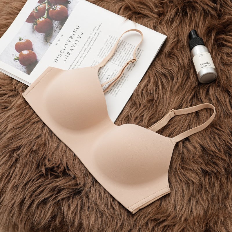 Seamless Comfort Bra Wire-Free Breathable Skin color  - Image 1