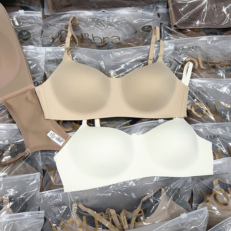 Seamless Comfort Bra Wire-Free Breathable Skin color  - Image 2