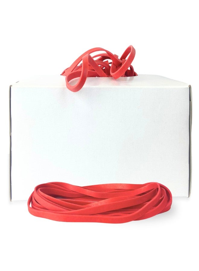 Alliance Red Packer Bands, Size #170 (7" x 1/4"), Approx. 90 Bands, 1 lb. Box, Red (97705) - Image 1