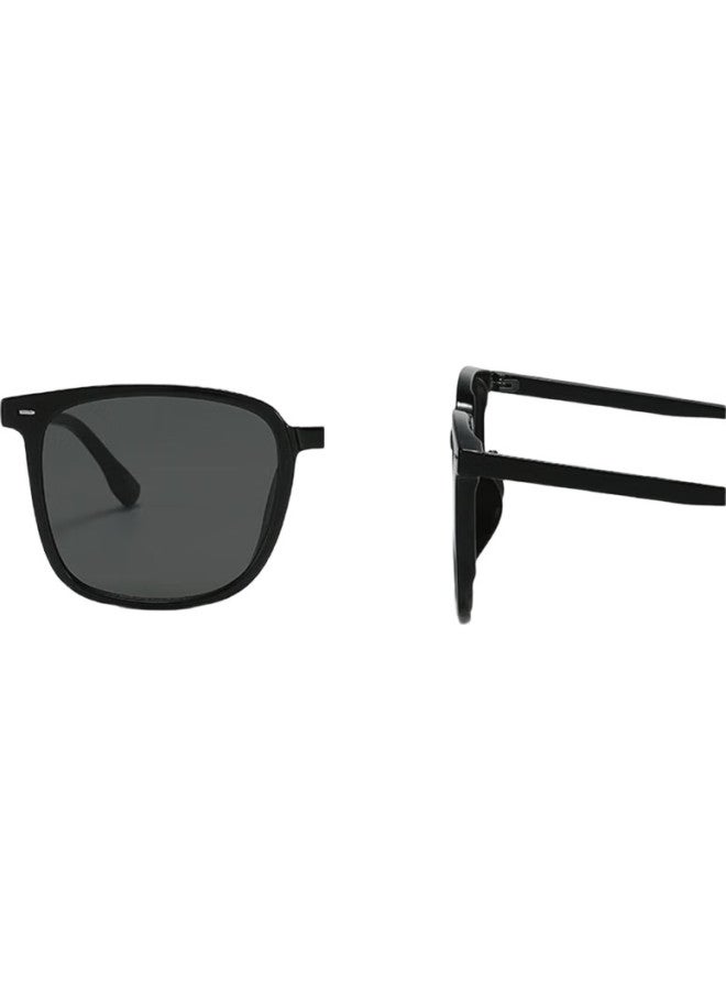 Bai Xiaoshe Bai Xiao Shu Classic Korean-Style Sunglasses-2308 [Gray Lenses], Sun Protection Glasses, Trendy Style, Suitable For Men And Women, Driving Sunglasses - Image 3