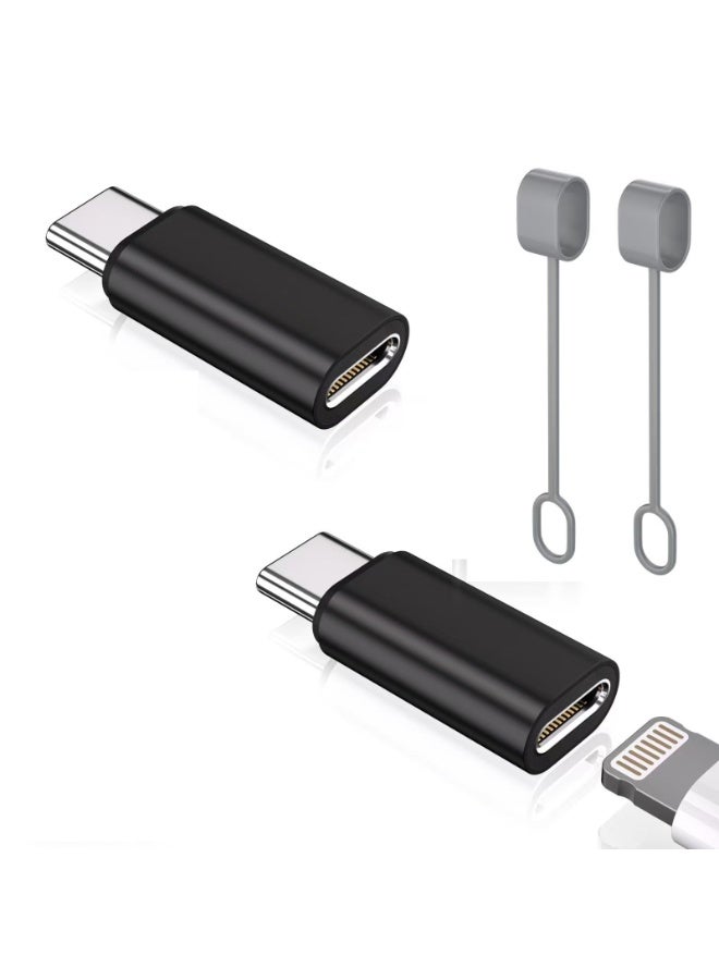 محول من نوع Lightning إلى USB C بقوة 27 واط، مناسب لأجهزة iPhone 15/16 Pro/16 Pro Max/Plus، Galaxy S24، محول تسلسلي، كابل موصل شاحن من النوع C، لشاحن iPhone 16/15، ملحقات iPhone 16/15 - Image 1