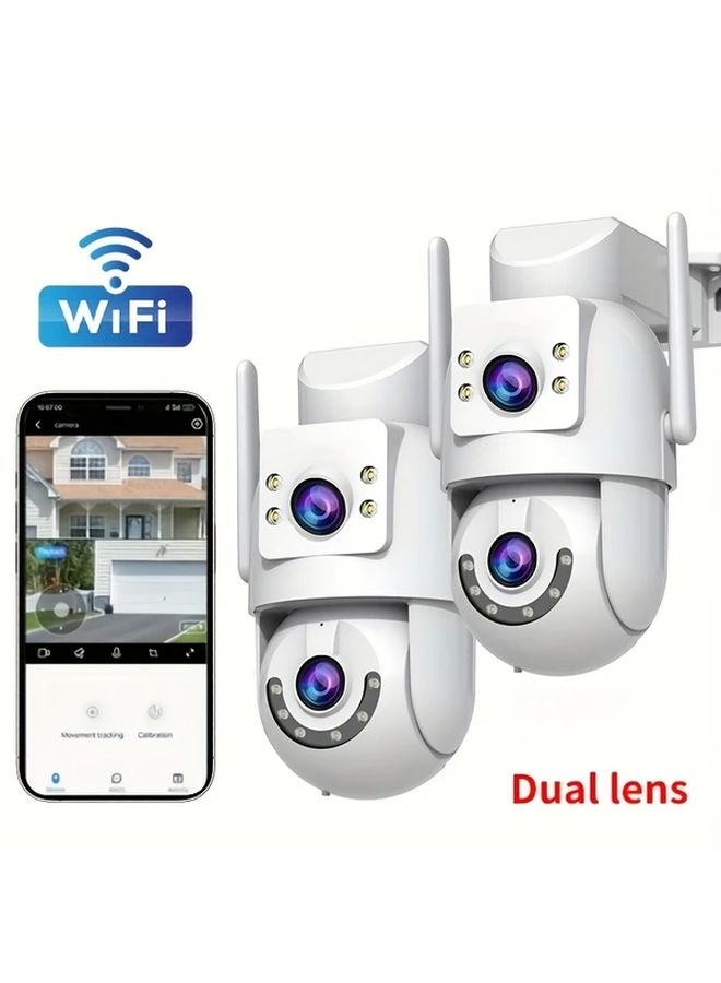 JOOAN 5G Dual Band WiFi Security Camera E30 Auto Tracking Full Color Night Vision Two Way Audio 1296P HD Video Outdoor IPX6 Weatherproof USB Powered Home Surveillance - Image 1