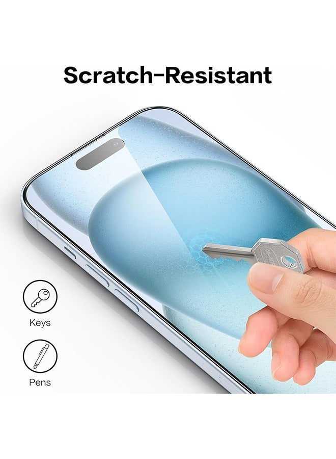 Ocean 2 PCS iPhone 16 Pro Max Screen Protector 6.9" HD Clear Tempered Glass Film, Scratch Resistant Anti-Fingerprint Bubble Free Protective Film, 9H Tempered Glass Film for iPhone 16 Pro Max, Clear - Image 3