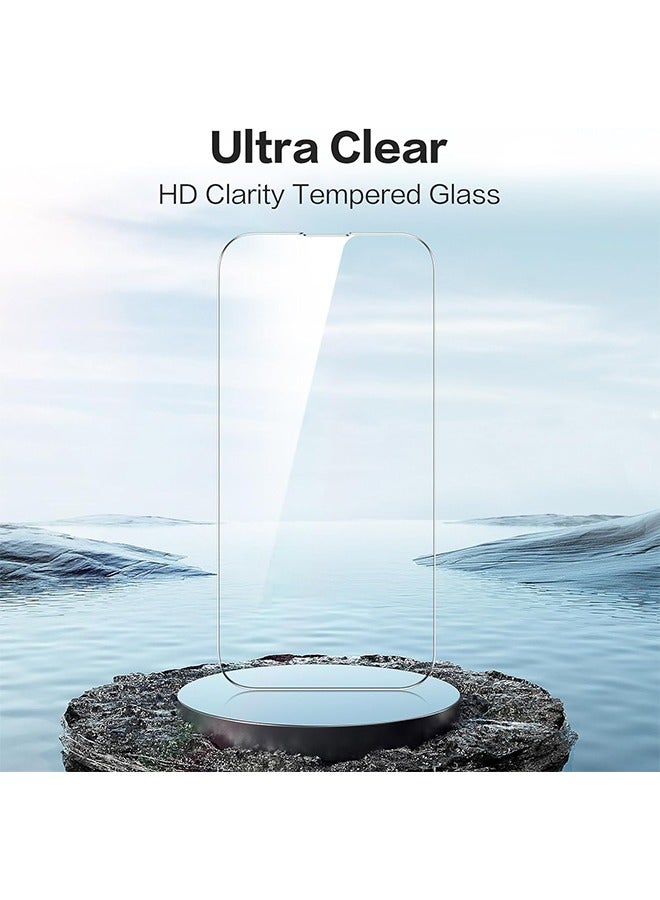 Ocean 2 PCS iPhone 16 Pro Max Screen Protector 6.9" HD Clear Tempered Glass Film, Scratch Resistant Anti-Fingerprint Bubble Free Protective Film, 9H Tempered Glass Film for iPhone 16 Pro Max, Clear - Image 4