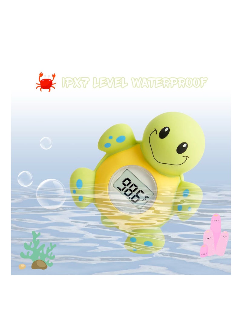 Baby Bath Thermometer with Automatic Water Induction Switch, Floating Bath Toy for Infants, Smart Accurate Temperature Monitor with LED Display and Safety Warning for Safe Bathing. - Image 2