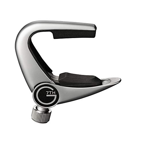 G7th Newport Guitar Capo - String Partial Silver, 30mm - Lightweight & Low Profile - Easy Flip Lever with Fine-Tune Adjustment - Unlock Open Tunings, Perfect for 3 String Acoustic and Electric Guitars - Image 2
