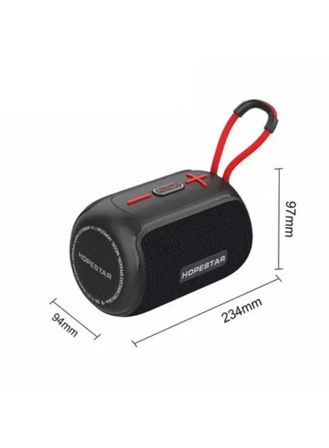 HOPESTAR T10 Mini Bluetooth Speaker Portable Audio Column Wireless Outdoor Radio Waterproof Subwoofer Music Player FM TF/AUX/USB - Image 2