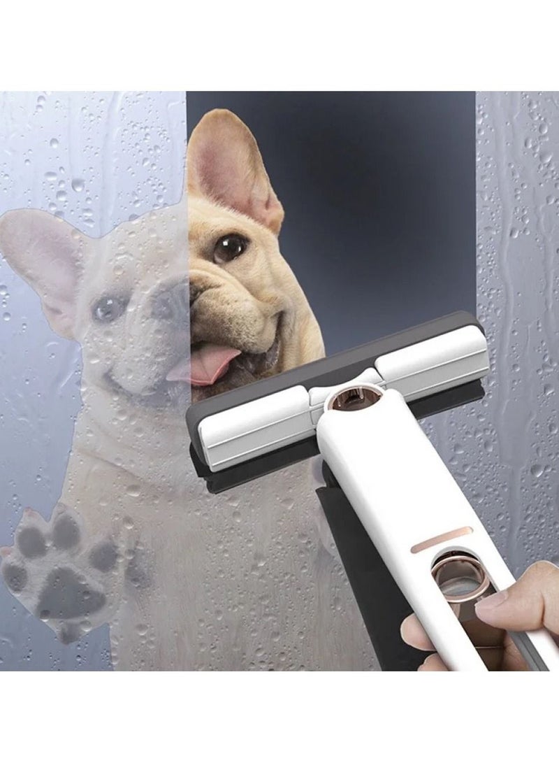 DubaiGallery Portable Squeeze Mini Mop Foldable Sponge Wet Hand Wash Free Multifunctional Cleaning Mop Suitable For Table Kitchen Window Desktop Car Glass Mirror Absorbent Cotton - Image 3