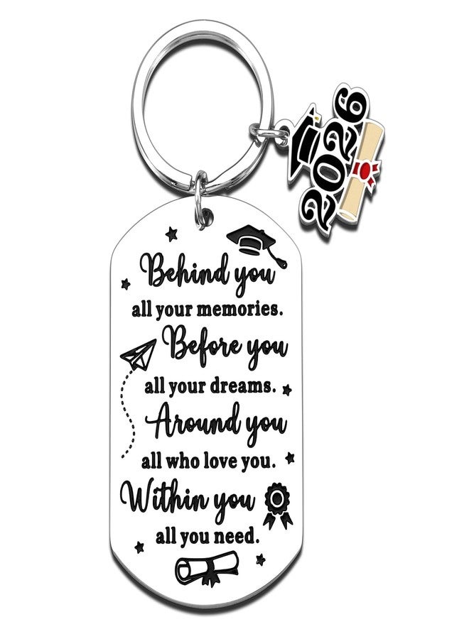 TI-EDC 2026 Graduation Gifts for Her Him, Senior Night Gifts, Graduation Keychain for College Middle High School Graduate Souvenir for Senior Students Nurse School Student Class of 2026 Decorations - Image 1