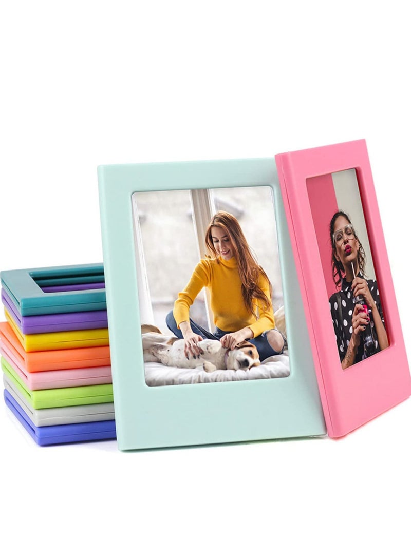 Excefore Magnetic Photo Picture Frame, 10 Pack DIY Mini Table Fridge Frame for Office Cabinet Locker, Children's Day Gift - Image 1