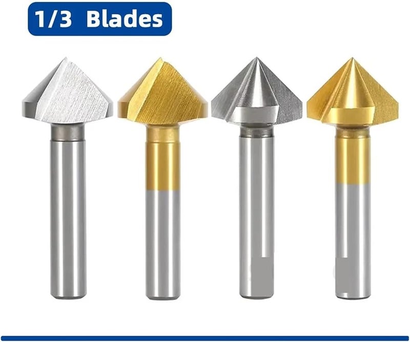 High Speed Steel Single Edge Chamfering Cutter 20 5mm 90 Degree 1F Coate For CNC Metal Inner Hole - Image 3