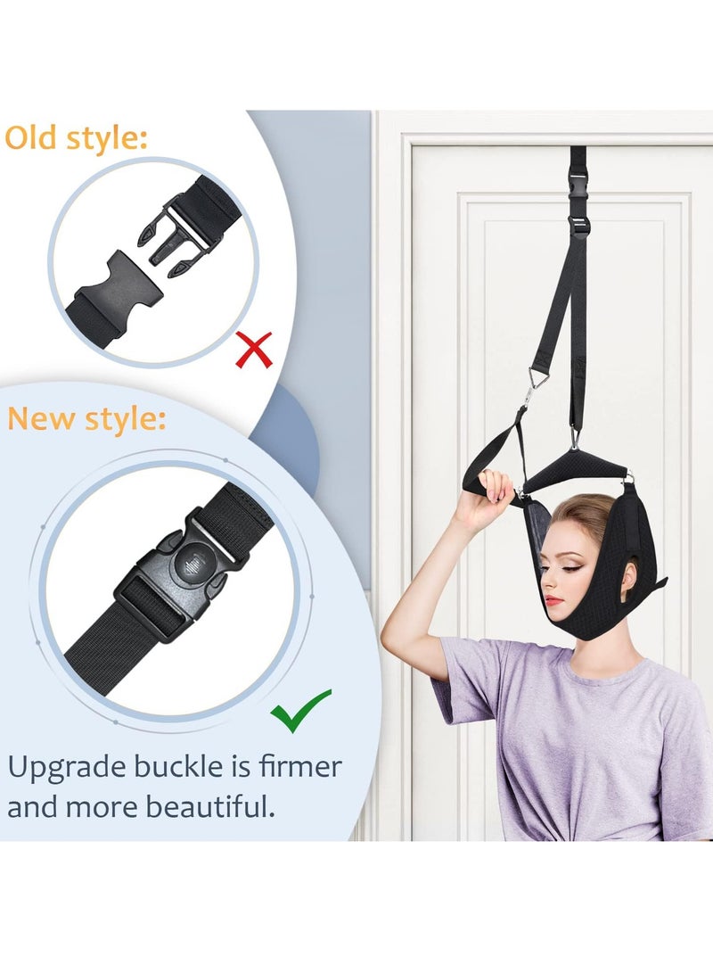 Generic Home Neck Stretcher | Portable Neck Pain Relief Device | Over-Door Cervical Traction Device | Physical Therapy Aid | Neck Decompression Device  - Image 3