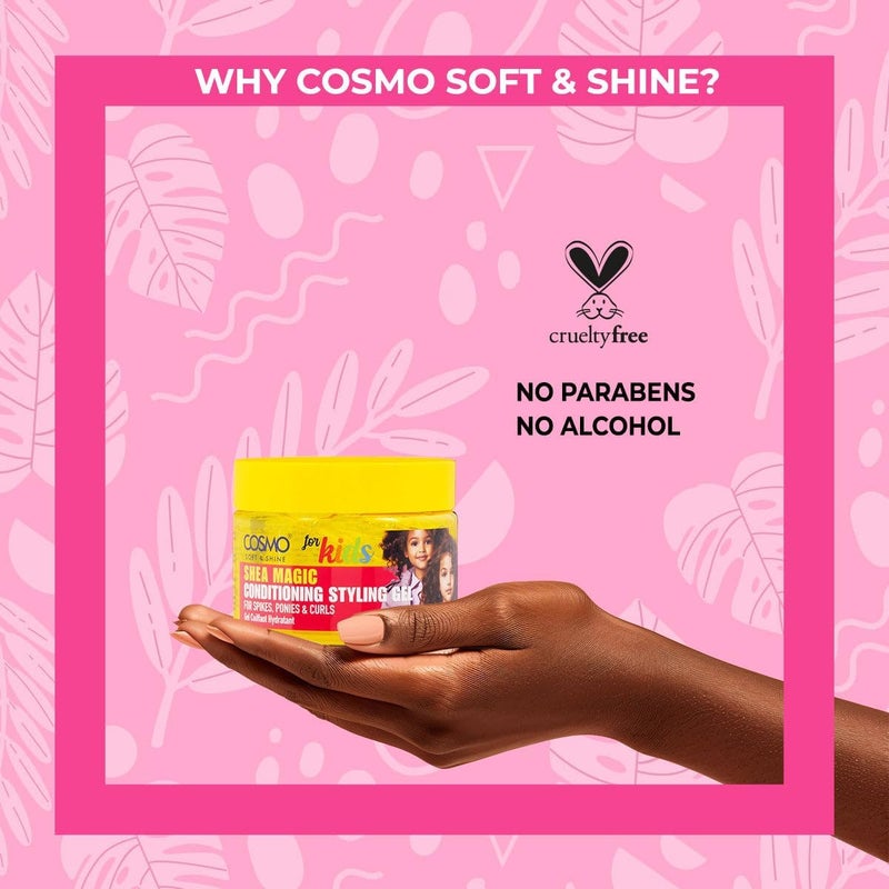 Cosmo Soft & Shine Shea Magic Conditioning Styling Gel for Kids - 325g - Image 5