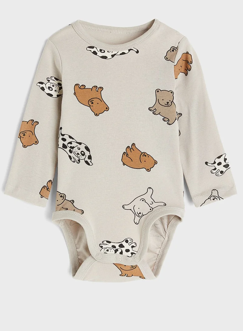 اتش اند ام Kids Dog Print Bodysuit