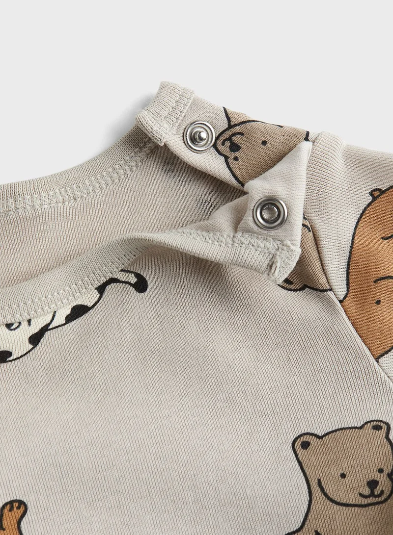 اتش اند ام Kids Dog Print Bodysuit