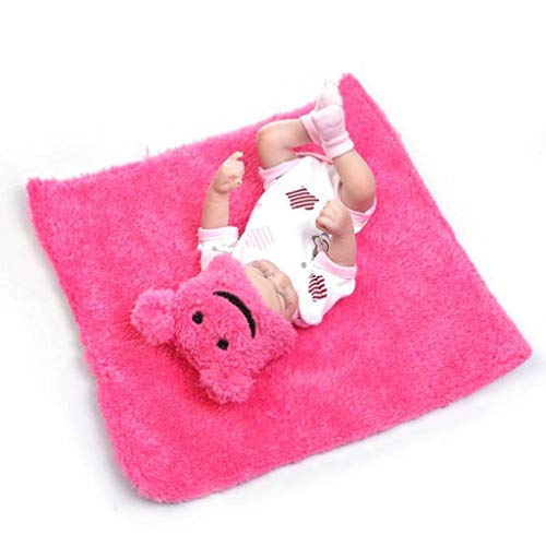 TERABITHIA Miniature 10" Realistic Beautiful Dreamer Newborn Baby Doll Kits Silicone Full Body Washable for Girl - Image 2