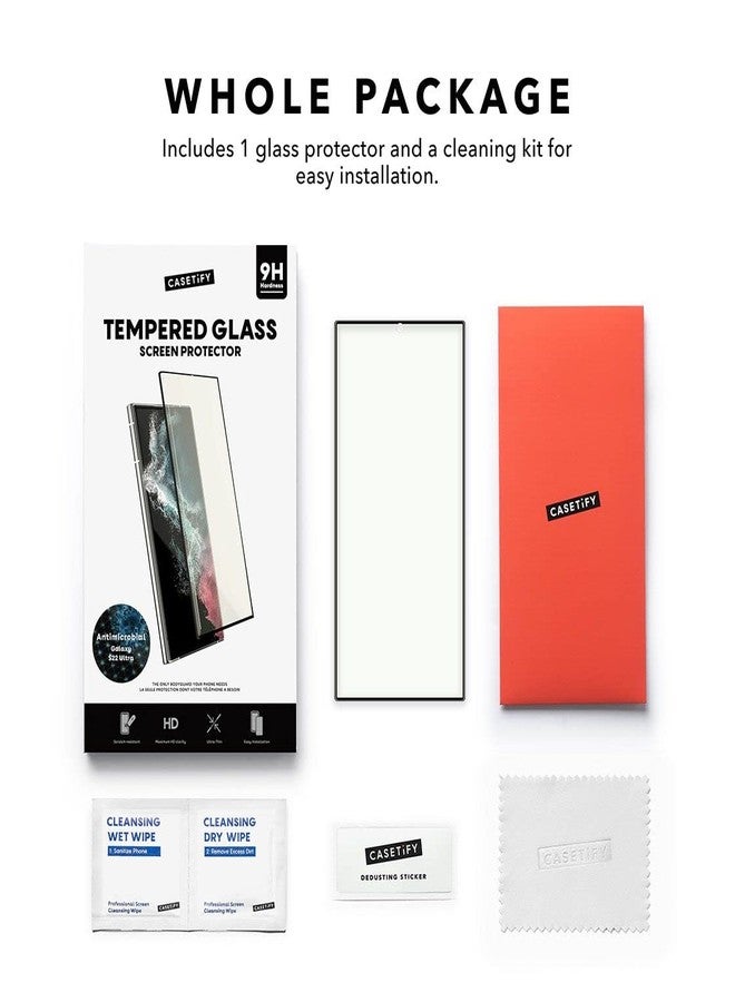CASETiFY Screen Protector for Galaxy S22 Ultra 2.5D Full Screen Tempered Glass - Image 2