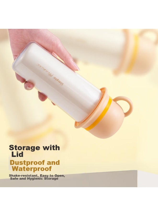 Jajalin Travel Mouthwash Cup, Portable Toothbrush Cup, Toothbrush Holder, Toothpaste Storage Box, Essential Travel Accessory For Business Trips - Image 3