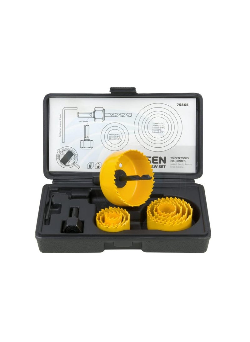 TOLSEN 11Pcs Hole Saw Set - Image 2