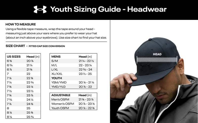 Under Armour Boys Blitzing Trucker Hat, (002) Black/White/White, One Size Fits Most - Image 2