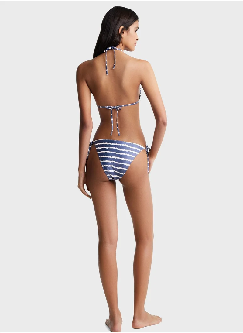 مانجو Youth Striped Bikini Top & Bottom Set