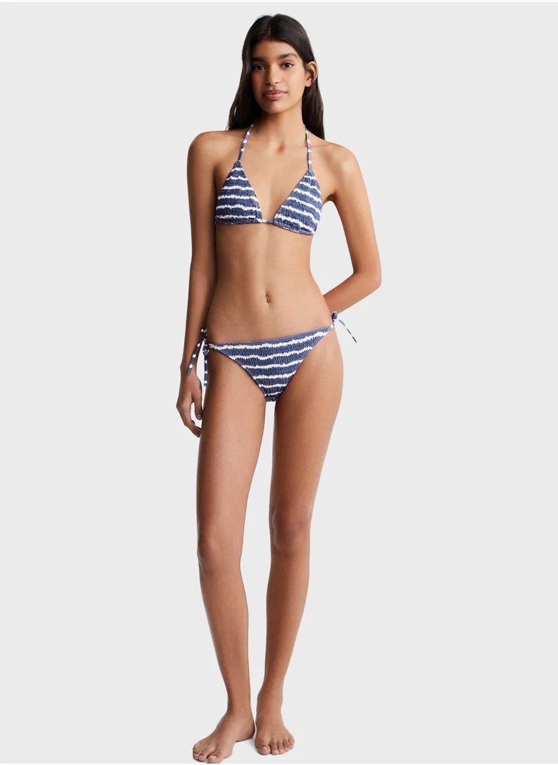 MANGO Youth Striped Bikini Top & Bottom Set