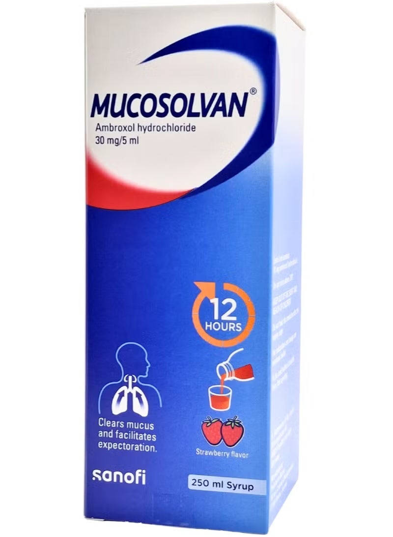 MUCOSOLVAN 30MG/5ML SYRUP 250ML