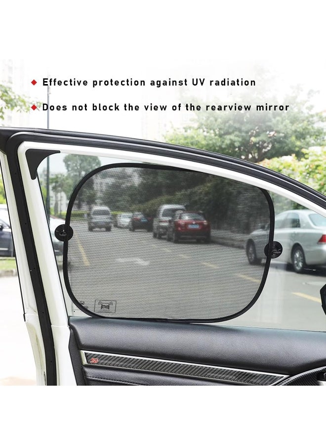 AUTOYSUR 5PCS Car Window Shade, Auto Rear & Side Window Shade Protector with Suction Cups, Shield Provide Sun Glare Protection for Your Child, Car Accessories Blocks Harmful UV Rays - Image 4