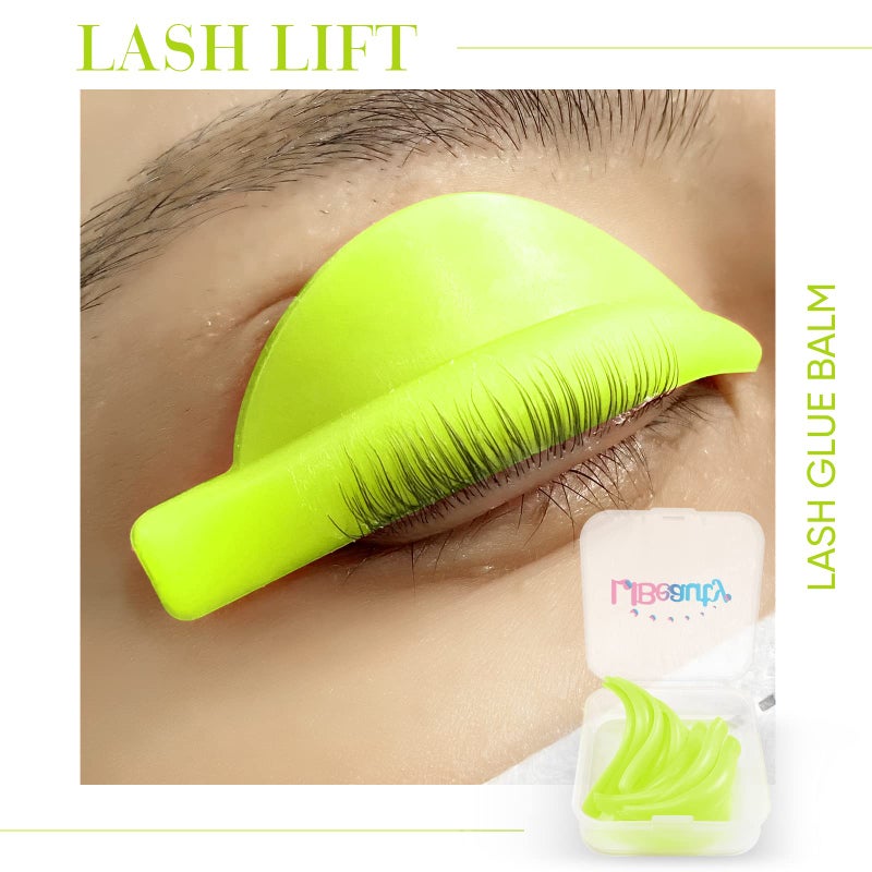 Libeauty Eyelash Lift Shield Lash Perm Pads 10 Pcs Reusable Eyelash Perming Curler Lower Eyelash Pads Lifting Rods - Image 3