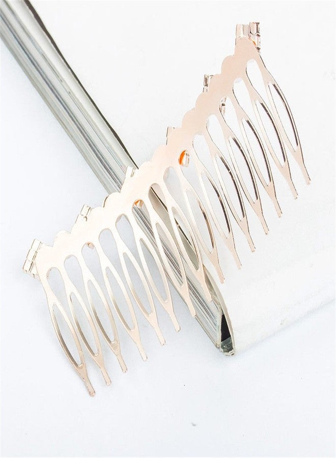 LETSP The most popular fashion Bridal hair accessories rhinestone pearl alloy hair comb wedding hairpin (01) - Image 3