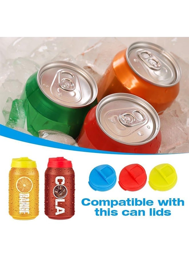 3Pcs Soda Can Covers Reusable Plastic Can Stopper or Protector, Beer, Drink, Juice, Coke, Beverage  - Image 5