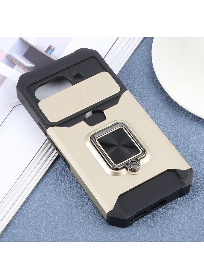 اس-توب جراب لهاتف Google Pixel 9a مزود بدرع كاميرا وفتحة بطاقة من البولي كربونات والبولي يوريثان الحراري - Image 2