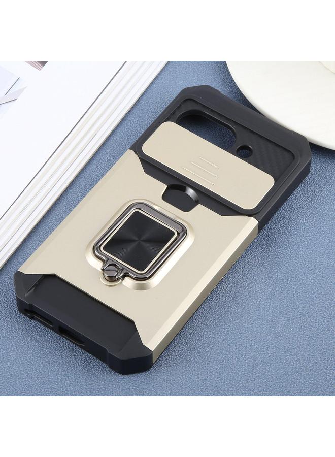 اس-توب جراب لهاتف Google Pixel 9a مزود بدرع كاميرا وفتحة بطاقة من البولي كربونات والبولي يوريثان الحراري - Image 4