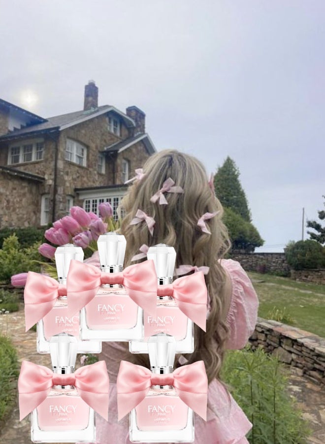 Johan.B Paris 5 Pieces Fancy Pink Perfume 85ML - Image 1