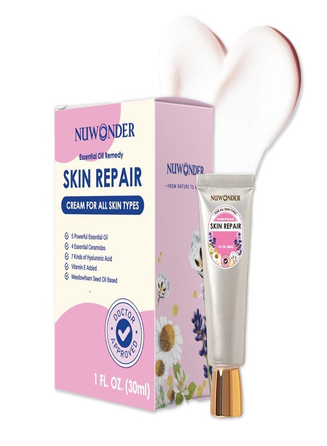 NUWONDER Natural SKIN REPAIR. Clinically tested Aromatherapy. Powerful Essential Oil. Eczema, Dermatitis, Diaper rash, and Sensitive skin. For all skin types. Hypoallergenic, Vegan, Paraben Free. 30ML TUBE - Image 1