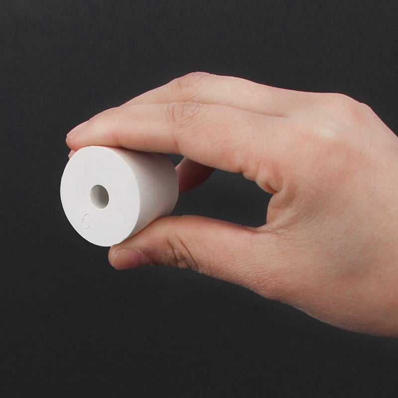 Enjoyist Enjoyist 10-Pack Drilled Natural Rubber Stopper #6  - Image 3