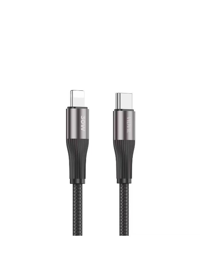 Vidvie 30W Fast Charging Data Cable (Type-C to Lightning) 100 cm - Image 2
