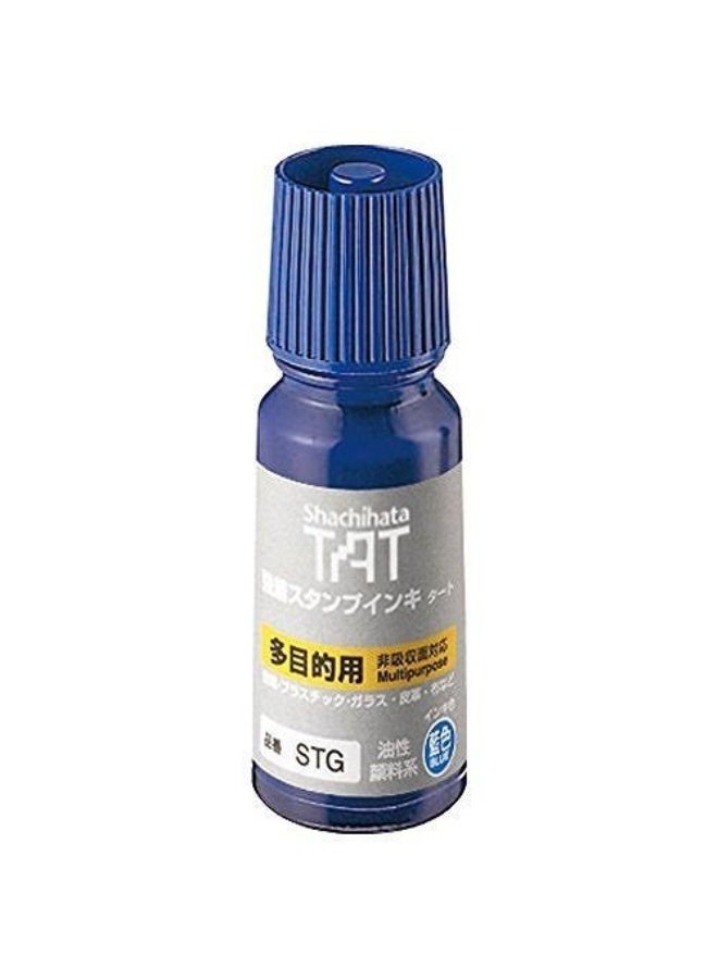 Shachihata STAMP INK REFILL (BLUE, 55ML)