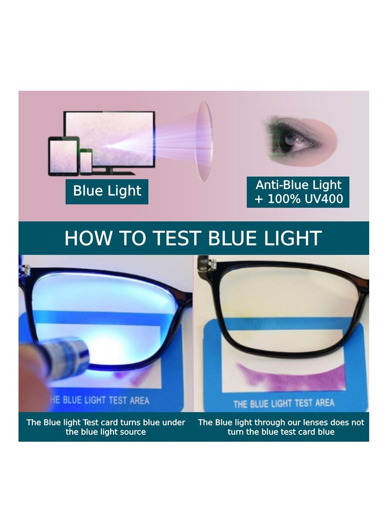 Urban Utility - 3-Pack Blue Light Blocking Optical Eyeglasses - Stylish Oversized Frames, Clear Lens, Polarized. Top-rated Bluelight Protection for Reading, Work, & Screen Time. Vintage-Inspired, Lightweight Design. - Image 1
