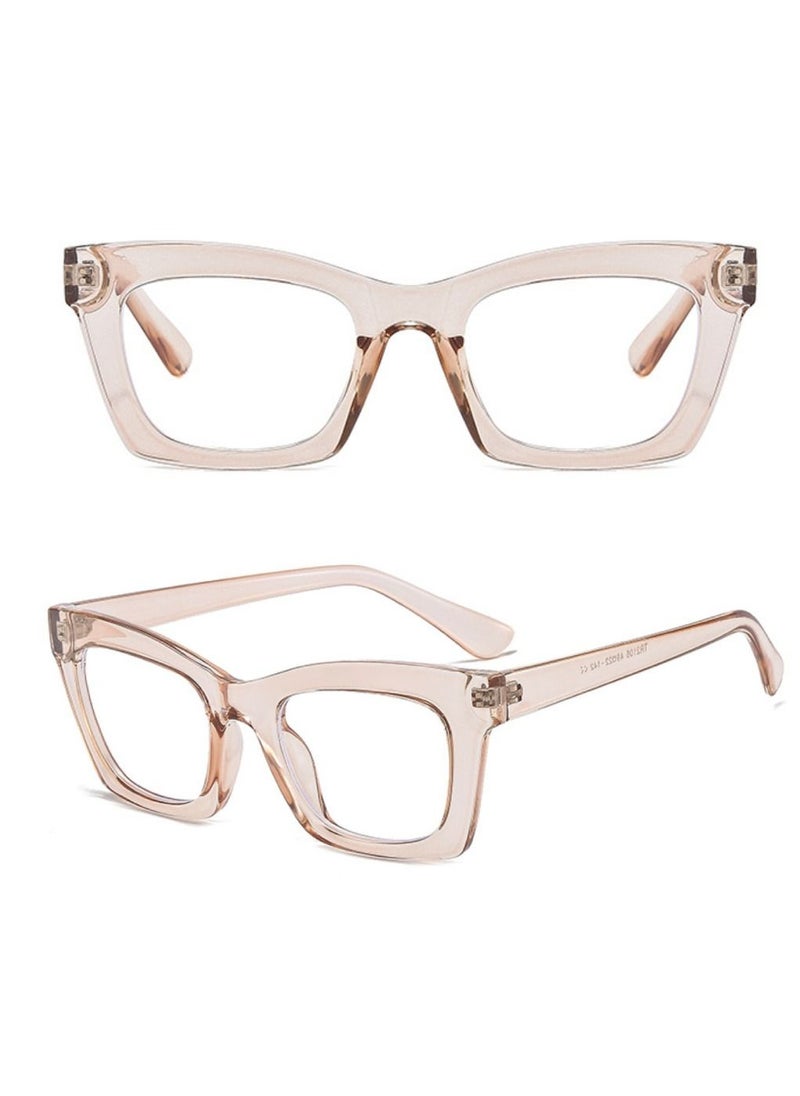 Urban Utility - 3-Pack Blue Light Blocking Optical Eyeglasses - Stylish Oversized Frames, Clear Lens, Polarized. Top-rated Bluelight Protection for Reading, Work, & Screen Time. Vintage-Inspired, Lightweight Design. - Image 1