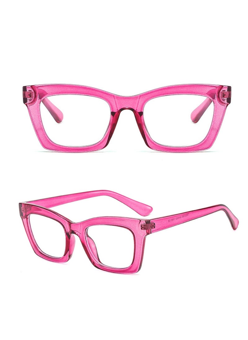 Urban Utility - 3-Pack Blue Light Blocking Optical Eyeglasses - Stylish Oversized Frames, Clear Lens, Polarized. Top-rated Bluelight Protection for Reading, Work, & Screen Time. Vintage-Inspired, Lightweight Design. - Image 1