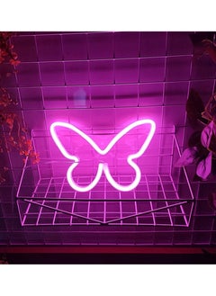 KASTWAVE KASTWAVE Neon Lights Led Lamp Signs Butterfly Neon Light Room Decor Aesthetic Led Light Butterfly Night Light for Bedroom Bar Hotel Party Wedding Party Kids Room Game Room Wall Art Decoration  - Image 2