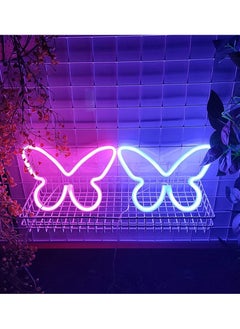 KASTWAVE KASTWAVE Neon Lights Led Lamp Signs Butterfly Neon Light Room Decor Aesthetic Led Light Butterfly Night Light for Bedroom Bar Hotel Party Wedding Party Kids Room Game Room Wall Art Decoration  - Image 4