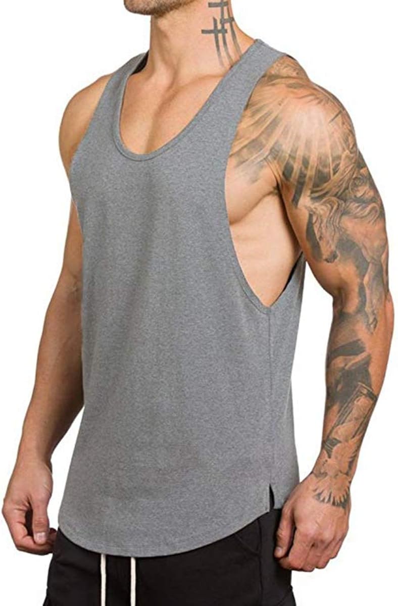 Muscle Killer قمصان بدون أكمام للرجال لتمارين كمال الأجسام واللياقة البدنية، عبوة من 1/2/3 قطع - Image 4