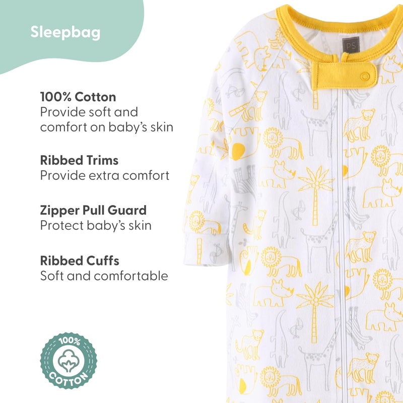 The Peanut Shell Baby Layette Gift Set for Baby Boys or Girls - 23 Piece New Born Baby Unisex Gift Set, Baby Clothes & Newborn Essentials Must Haves - Newborn Baby Clothes 0-3 Months - Sunshine - Image 4